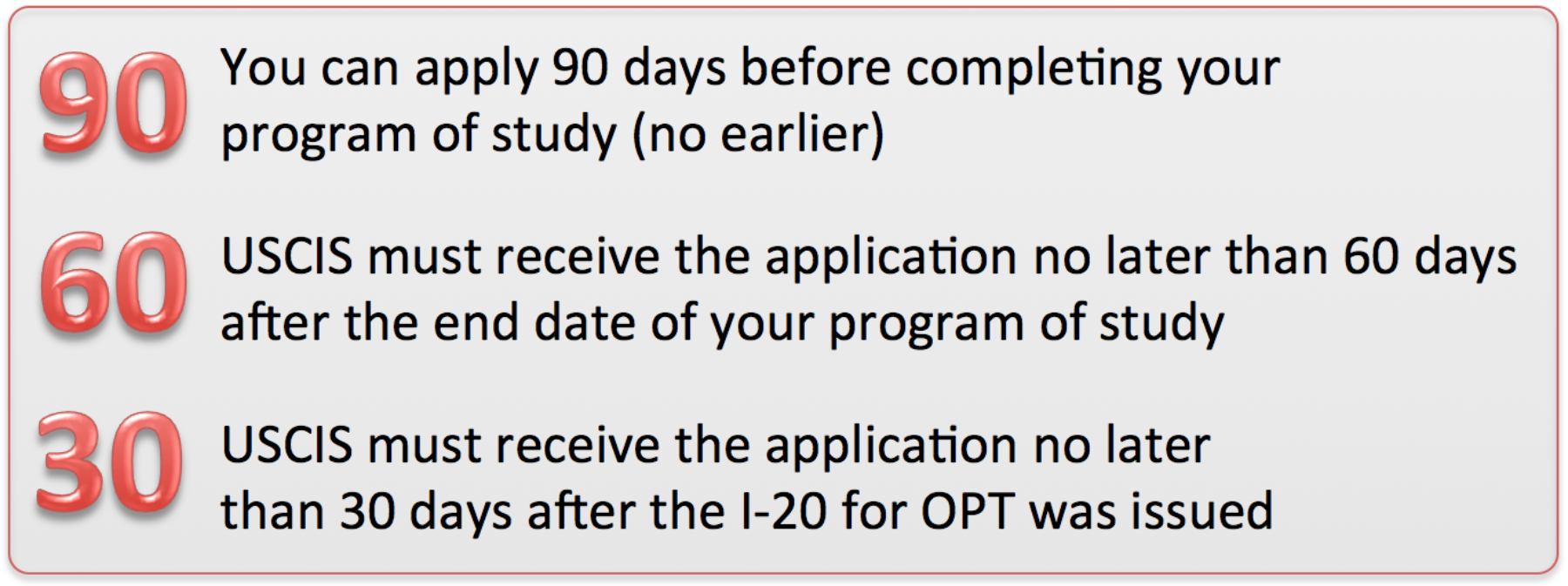 ISSA 906030 Rule You may file up to 90 days before your program end
